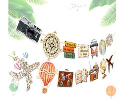 vintage adventure awaits banner travel party supplies adventure begins - ShopVlot