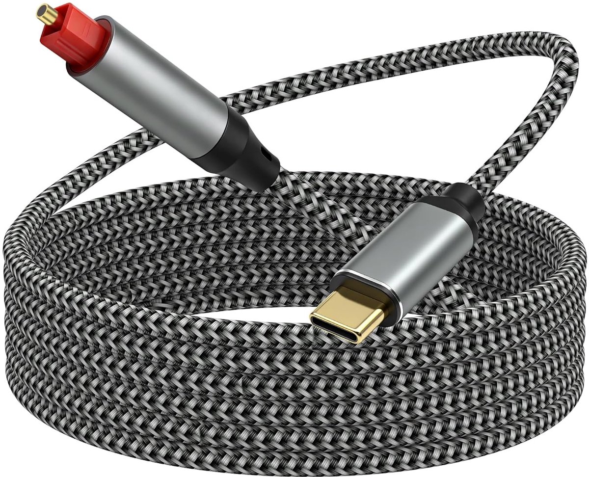 MEIRIYFA USB C to Optical Audio Cable, Unidirectional USB Type C Male to SPDIF Port, Fiber Optic Digital Audio Cable - ShopVlot