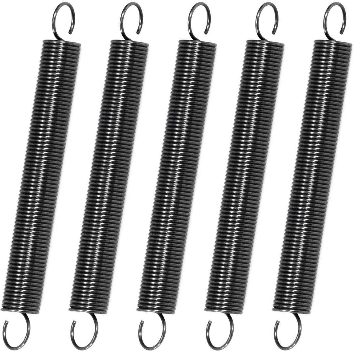 Extension Springs, 35 mm, Tension Springs with Hooks, 90 Degrees, Piano Wire Spring, Outer Diameter 4 mm, Wire - ShopVlot