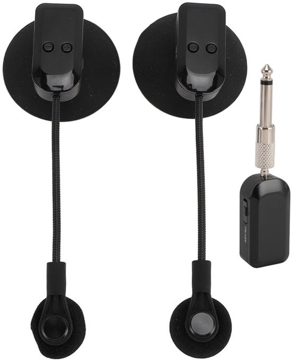 Fluitmicrofoon Draadloos - Stabiele Saxmicrofoon - 360° Rotatie - Aanpasbare Microfoon - 2.4G Draadloze Technologie - Geschikt voor Muziekuitvoeringen