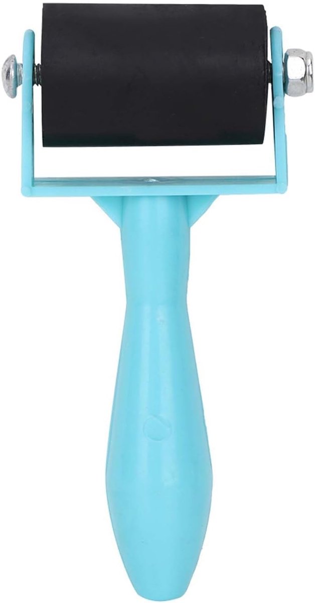 Rubber roller voor stempelblok - 3,5cm - zachte inktapplicator - ideaal voor stempelen en tape, ShopVlot