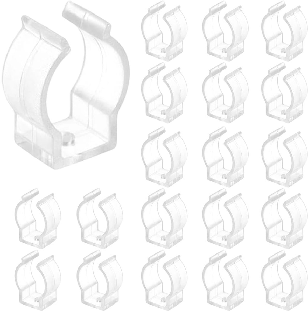 Houders voor led-buisclips T8 - roestvrij staal - veilige bevestiging - eenvoudig te installeren - ShopVlot