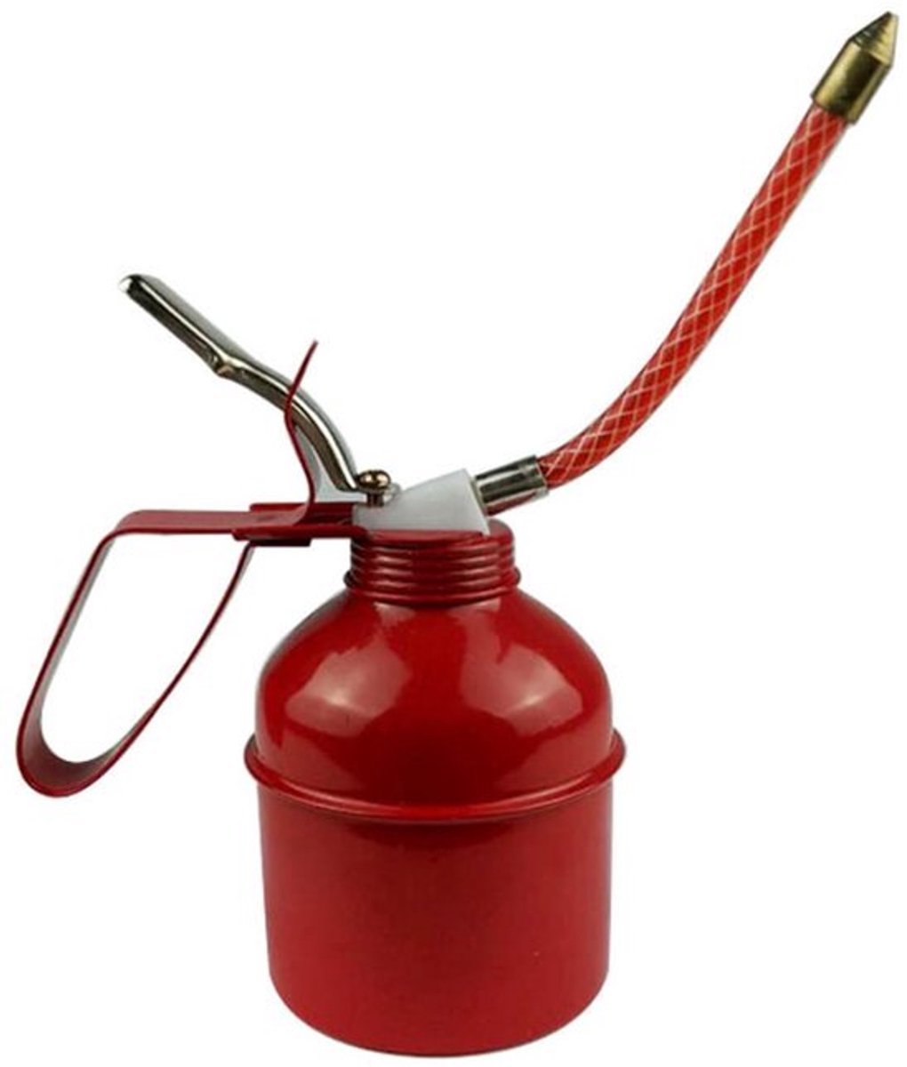 Oliecan 270ml - Handmatige Oliepomp - Flexibele Slang - Robuuste Constructie - Efficiënte Vulling - Geschikt voor Onderhoud