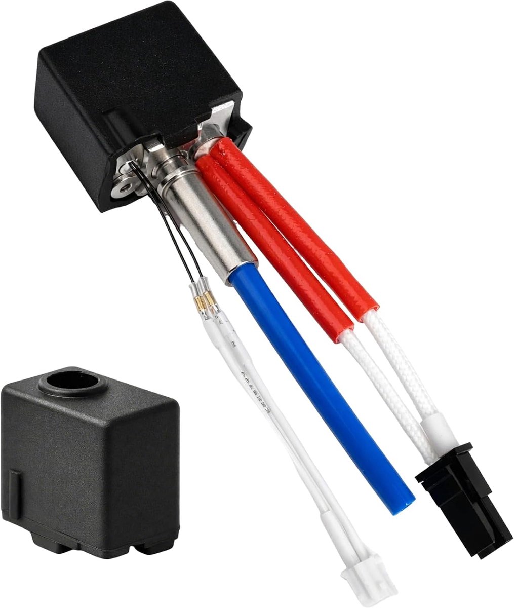 Hotend complete set voor Anycubic Kobra 2 - 24V 60W - met messing nozzle 0.4 mm - precisie en compatibiliteit - ShopVlot
