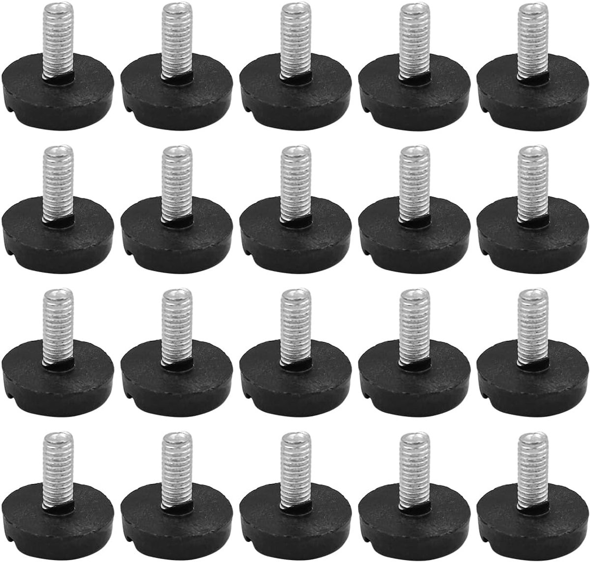 Leveling voeten 20pcs M6 - verstelbaar - anti-kras - stabiliteit voor meubels - ShopVlot