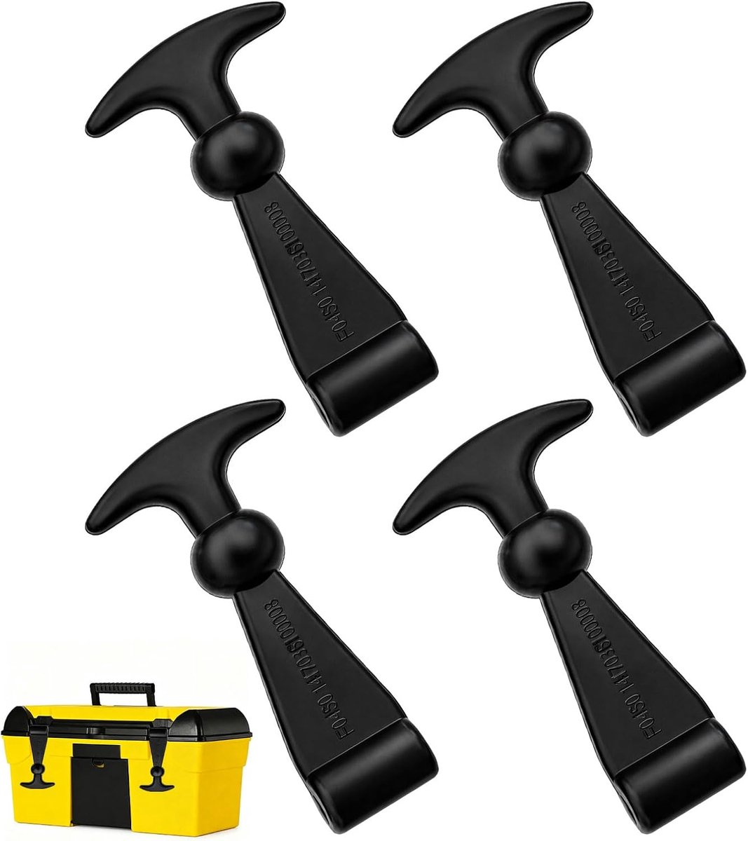 Motorkaphouder 125 mm - Elastisch rubber - T-handgreep - Betrouwbare bevestiging - ShopVlot