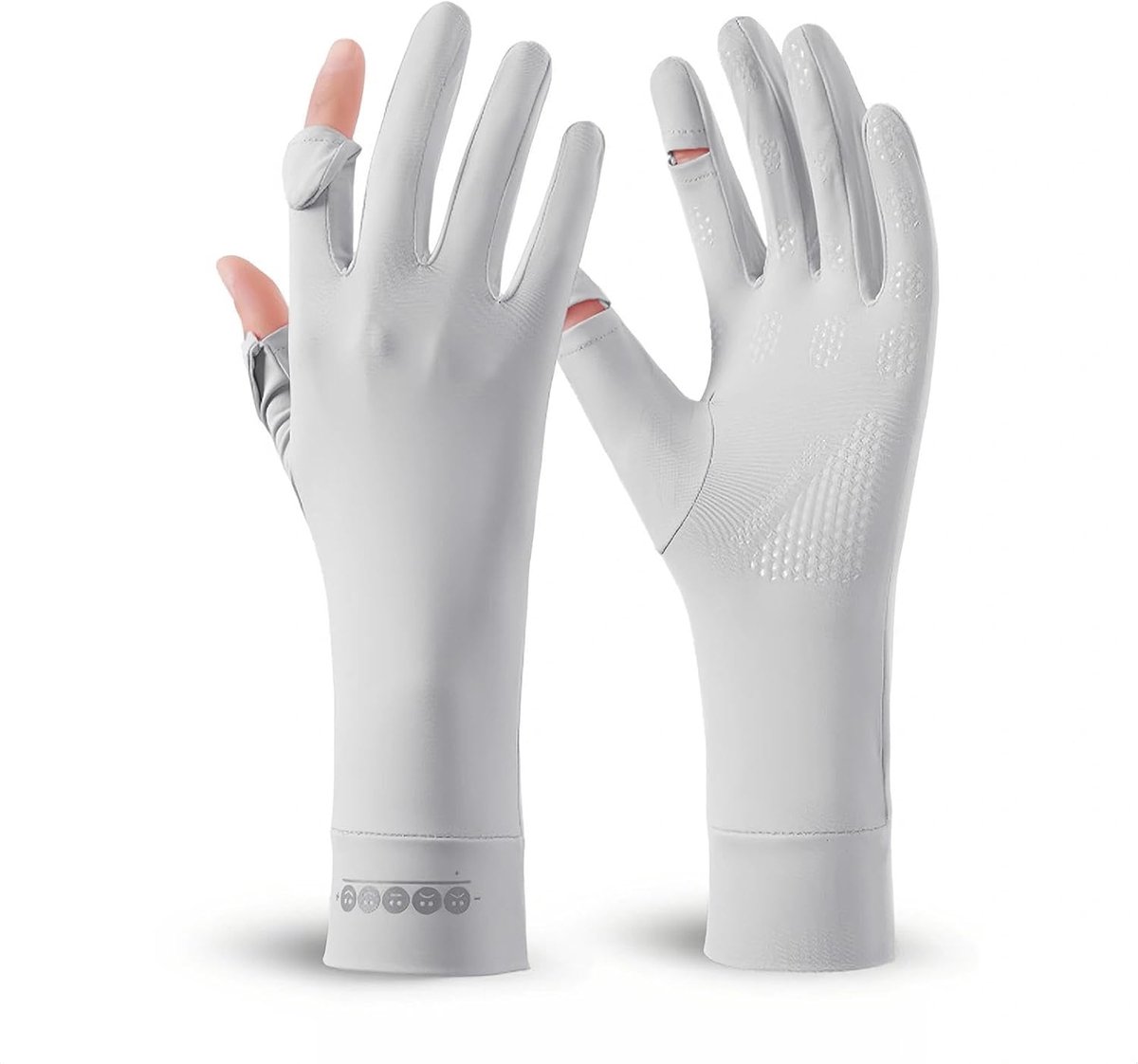 Zonbeschermende handschoenen dames - lange, elastische ijszijde - antislip - ideaal voor buitenactiviteiten - ShopVlot