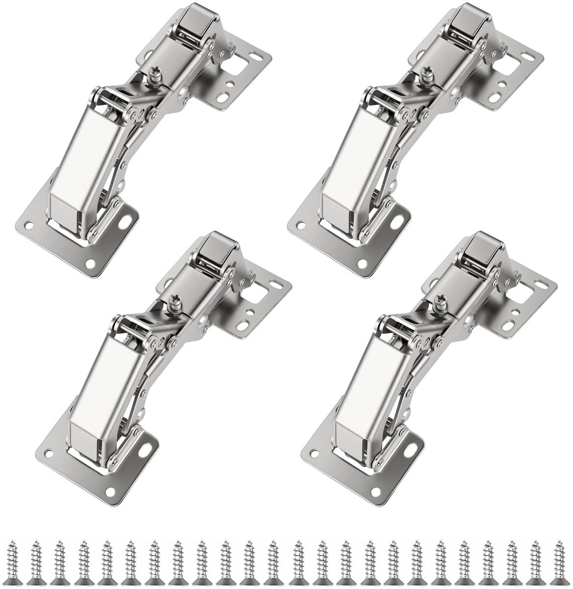 Solidchoice - 4 Stuks Soft Close Kastdeuren Scharnieren