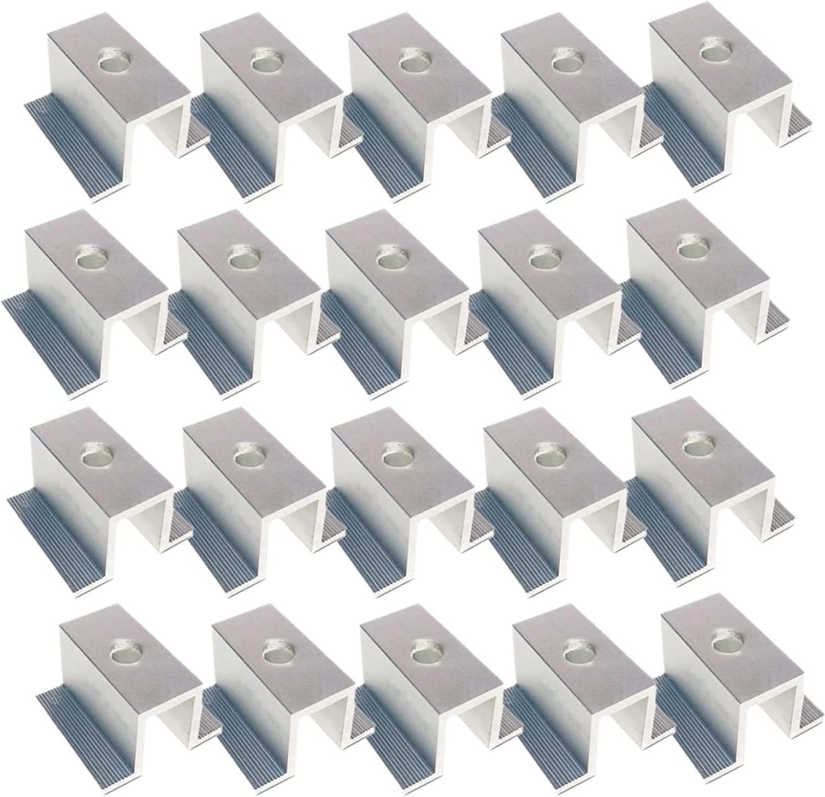 Solar panel bevestigingsbeugels 30-50mm - aluminium - weerbestendig - langdurige duurzaamheid - ShopVlot