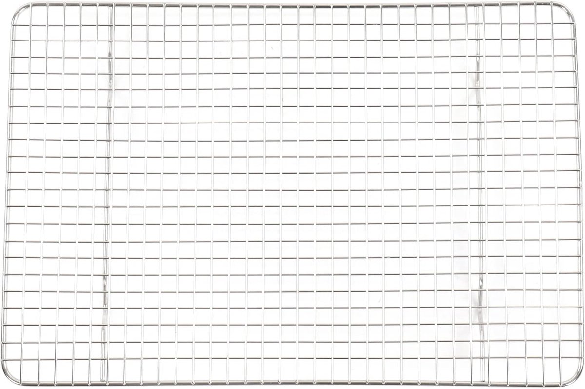 Cooling Rack 37,5x25cm - RVS - Roestvrij staal - Ideaal voor bakken en afkoelen - ShopVlot