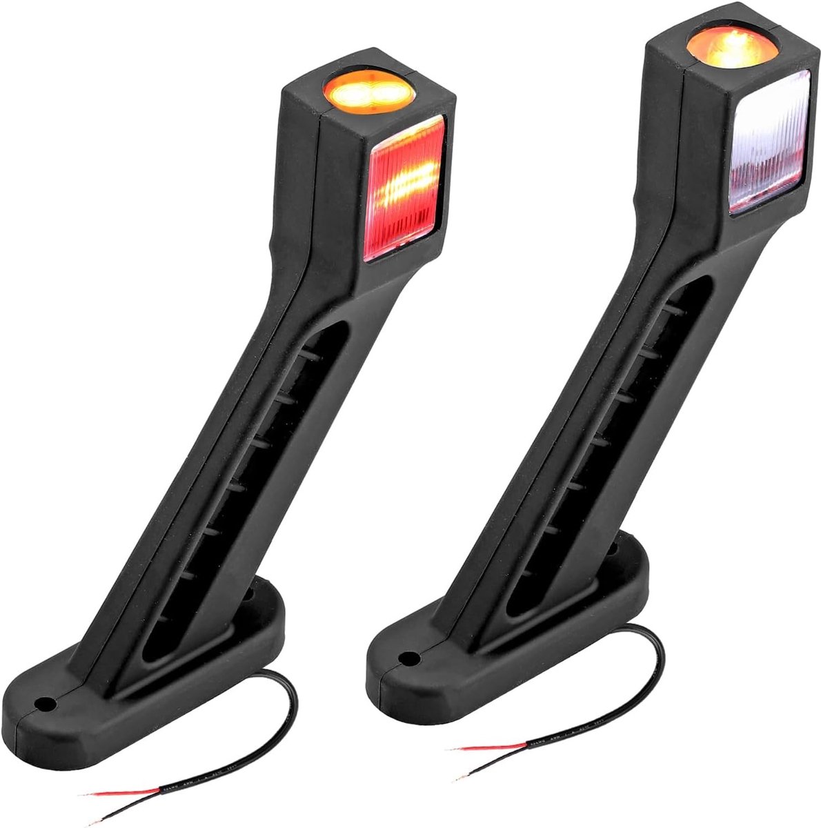 Begrenzingslampen voor Aanhanger - 187 mm - LED met E-markering - Voor Vrachtwagens, Caravans en Bestelwagens