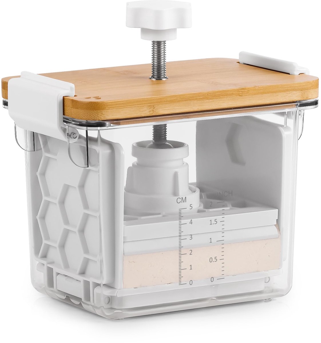 Tofu Press Vaatwasmachine Safe - Vegan Tofu Paneer Presser - Water verwijderen uit Extra Firm Tofu - ShopVlot