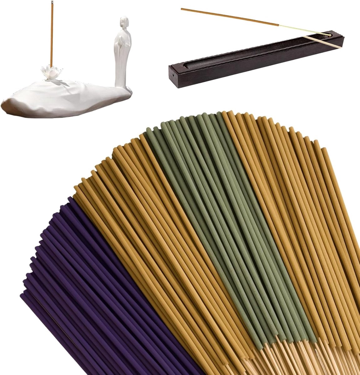 Incensesticks 200 stuks - 100% natuurlijk - diverse geuren - ideaal voor meditatie - ShopVlot