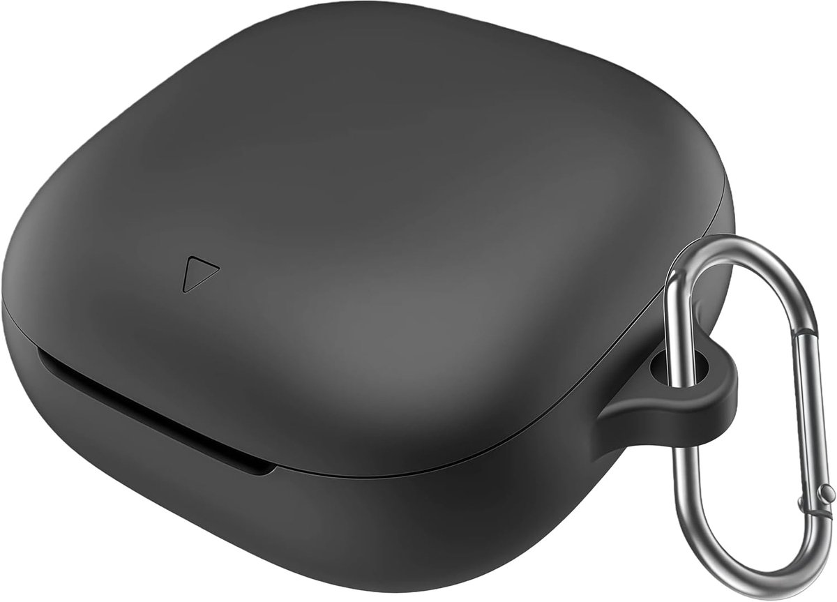 Silicone beschermhoes voor Soundcore Liberty 5 oordopjes - krasbestendig - met karabijnhaak - optimale pasvorm - ShopVlot