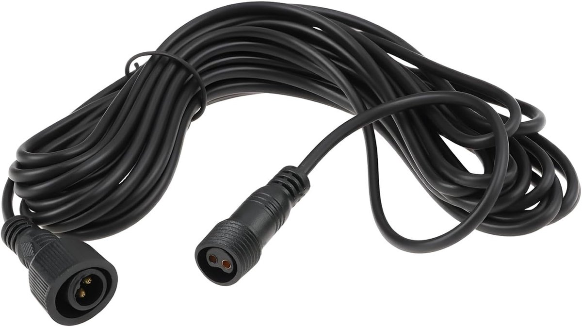 Solar verlengkabel 5 m - weerbestendig - dubbel-pin connector - ideaal voor zonnepanelen en verlichting - ShopVlot