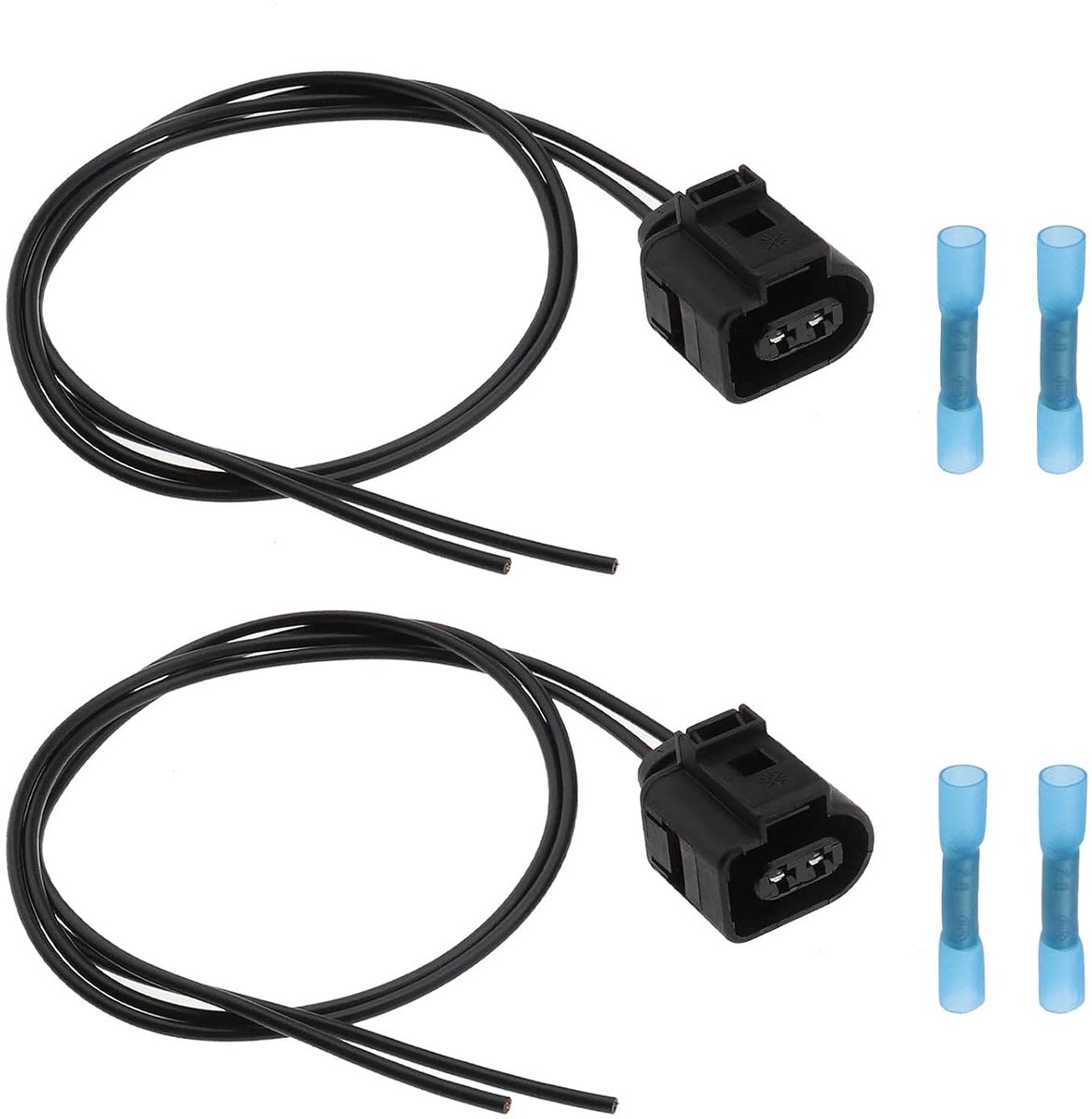 Hoofdlicht draadconnector 2-polig - vervangconnector - hoge kwaliteit - eenvoudig te installeren - ShopVlot