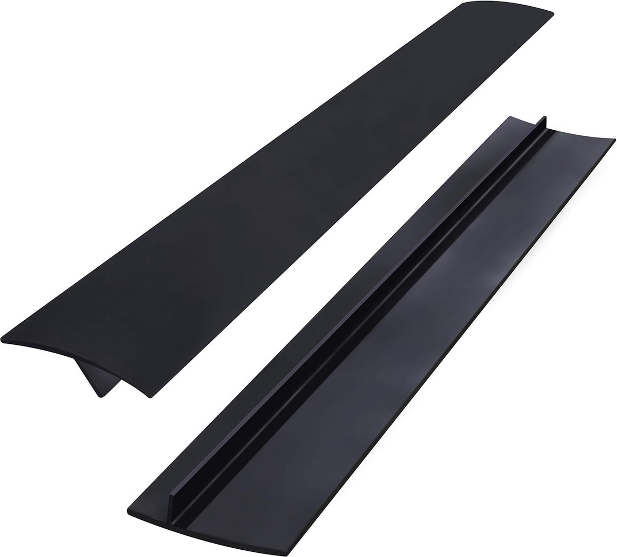 MengH Silicone Split Cover - 53,3 cm - zwart - vul de opening tussen fornuis en aanrecht - ShopVlot