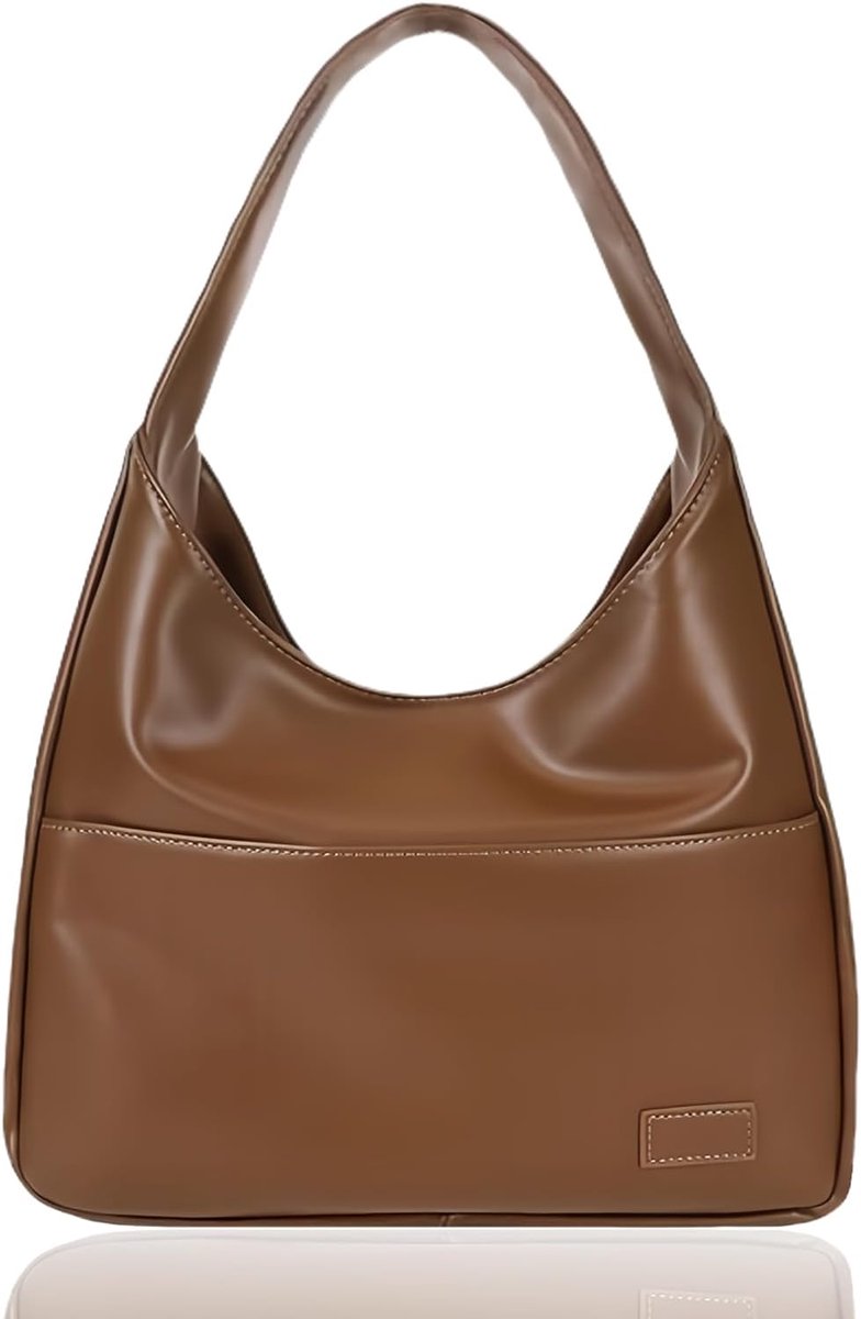 Schoudertas Large - Retro Leer - Hobo Tote Bag - Ideaal voor dagelijks gebruik - ShopVlot