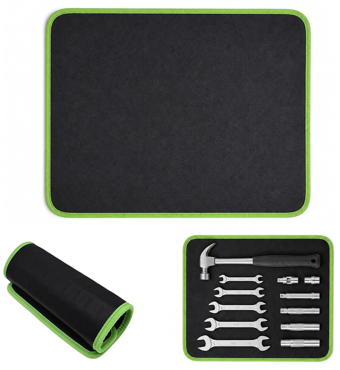 magneetmat 40 x 30 cm - pvc - met 72 sterke magneten - veilig voor gereedschap en onderdelen - ShopVlot