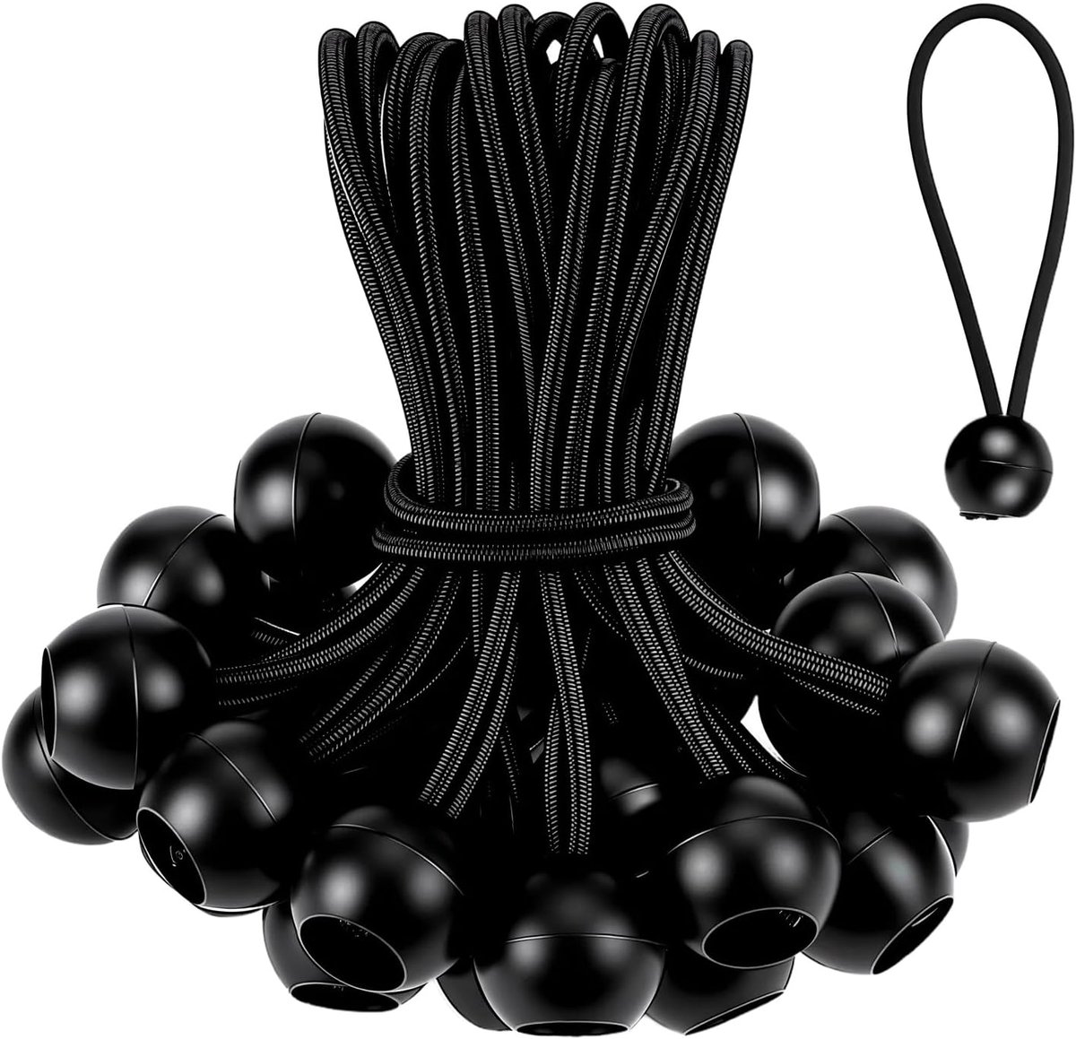 Tensionrubbers 10 cm - Robuuste latex spanningstensioners - UV-bestendig en weerbestendig - ShopVlot