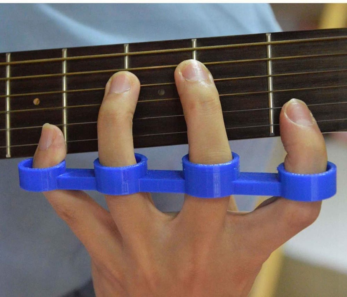 Guitar Finger Expander,Finger Strengthener,Hand Grip Workout Trainer Musician Rock Climbing Therapy Finger - ShopVlot
