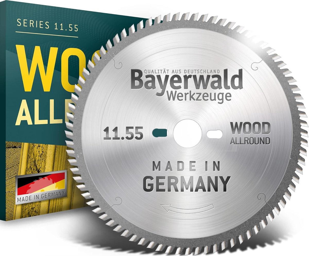 Bayerwald - HM Table Circular Saw Blade for Wood - Ø 400 mm x 3,5 mm x 30 mm - Alternating Tooth (96 Teeth/Fine) - ShopVlot