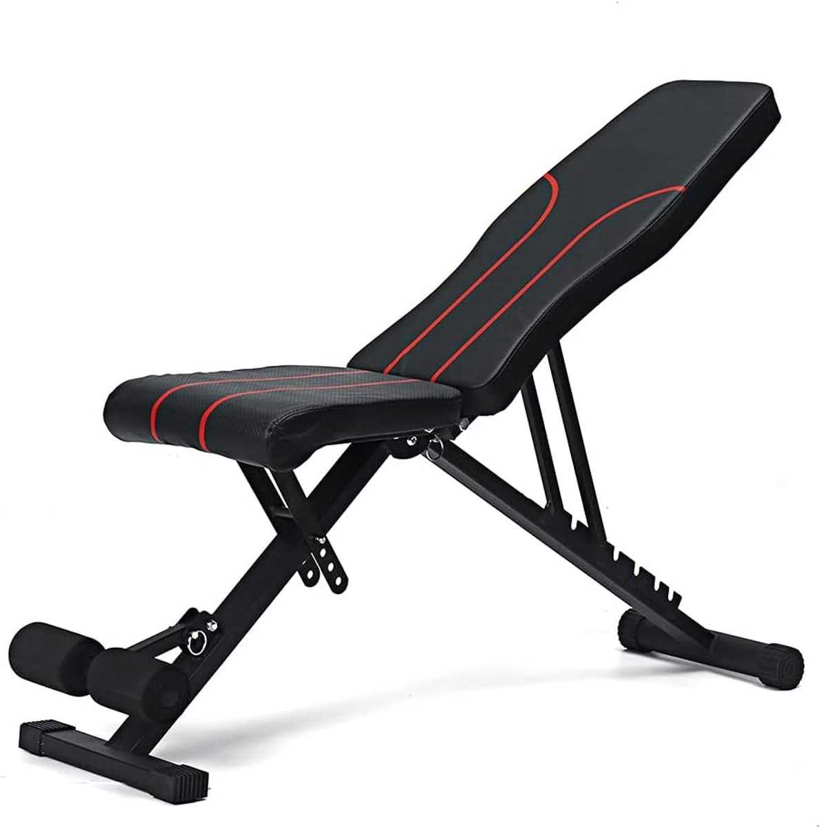 AWANG Adjustable Weight Bench Utility Weight Benches, Home Training Gym Lifting Sit Up Ab Bench, Foldable Strength - ShopVlot