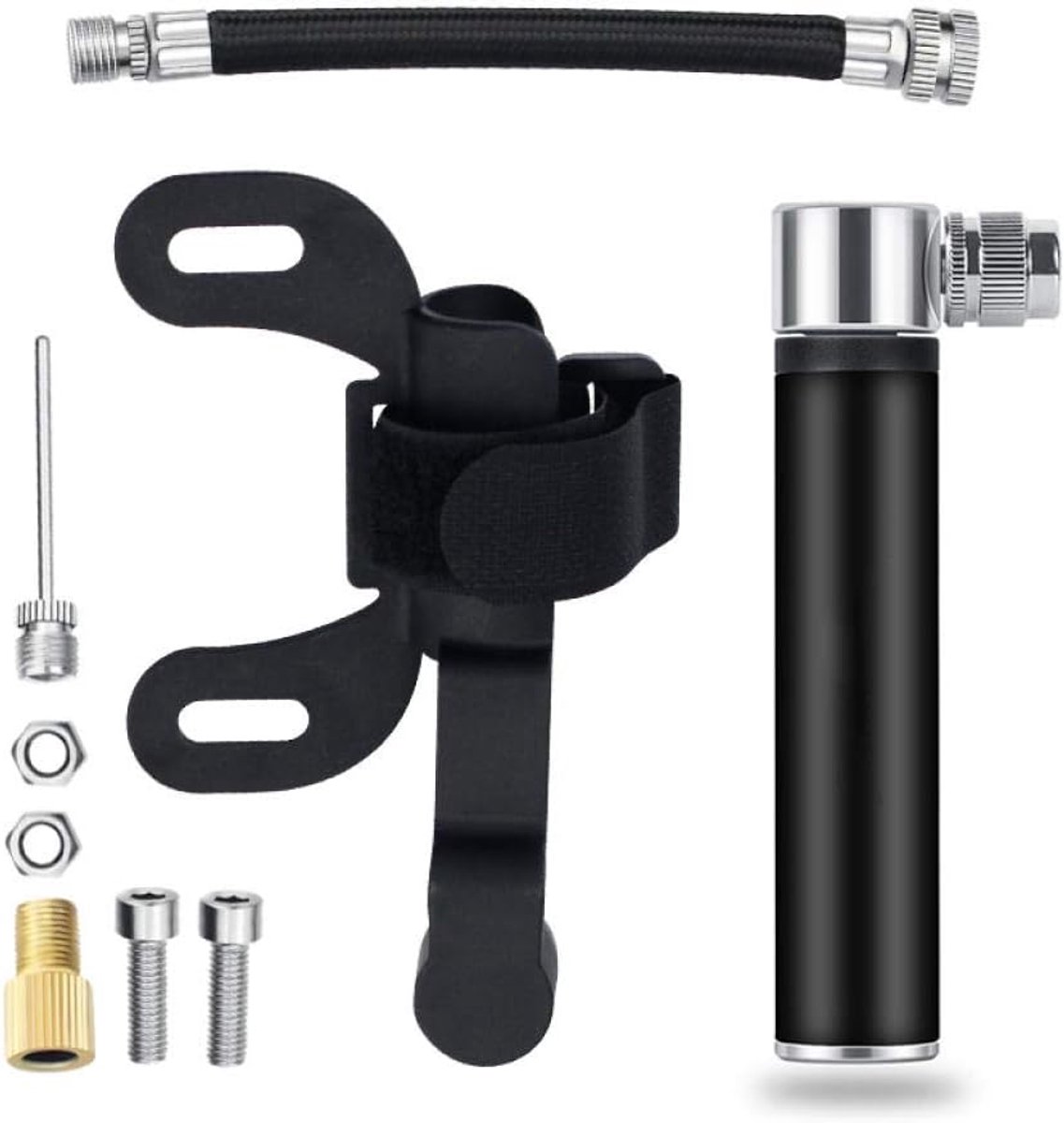 Ball Pump Basketball Air Pump Ball Pump Aluminum Bicycle Hand Pump Ball Tyres Inflator Mountain Road Bicycle Pump - ShopVlot