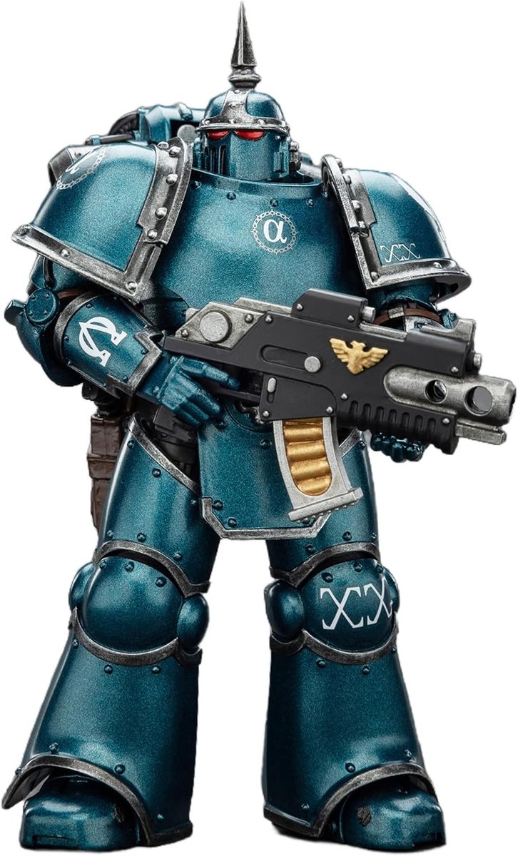 TOYVERSE Joytoy 1/18 Action Figure Warhammer The Horus Heresy, Alpha Legion MK III Tactical Legionary, Mobile Joints - ShopVlot