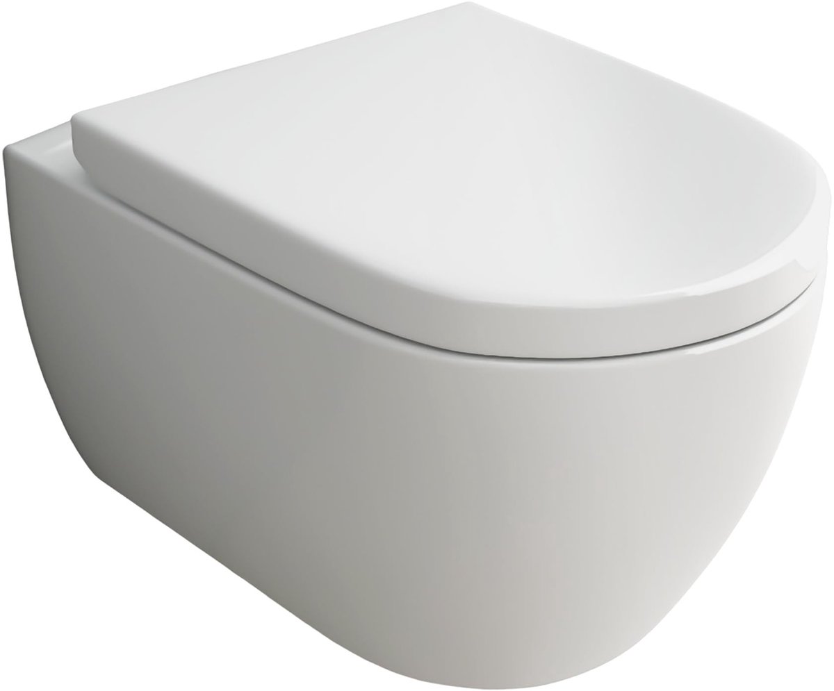Solidchoice - Wandtoilet zonder Spoelrand met Softclose Mechanisme