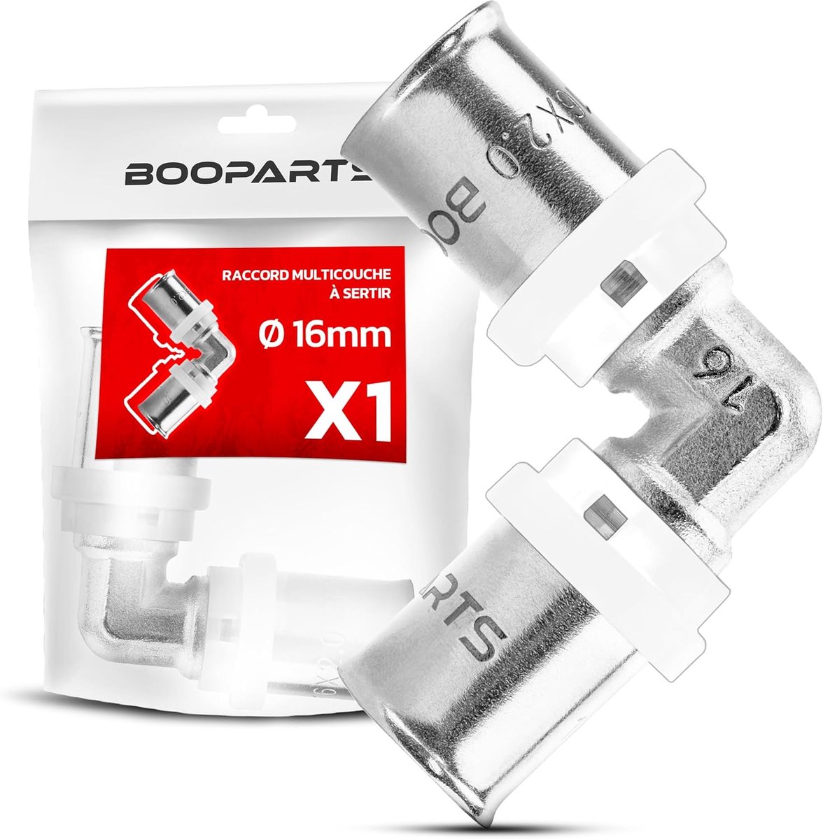 multilayer socket 16-16 with shrink contour TH - multi-layer elbow - plumbing connection for multilayer tube 16 - ShopVlot