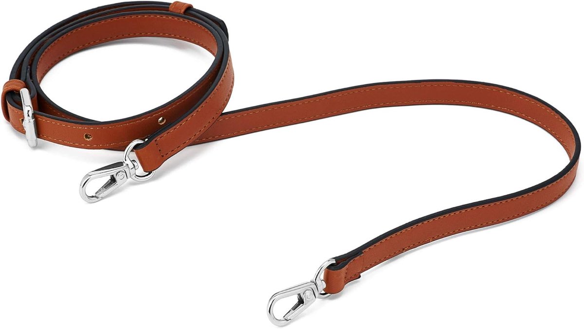 Bag straps verstelbaar 1,2 cm - microfiber leer - met draaibare haken - ideaal voor handtassen - ShopVlot