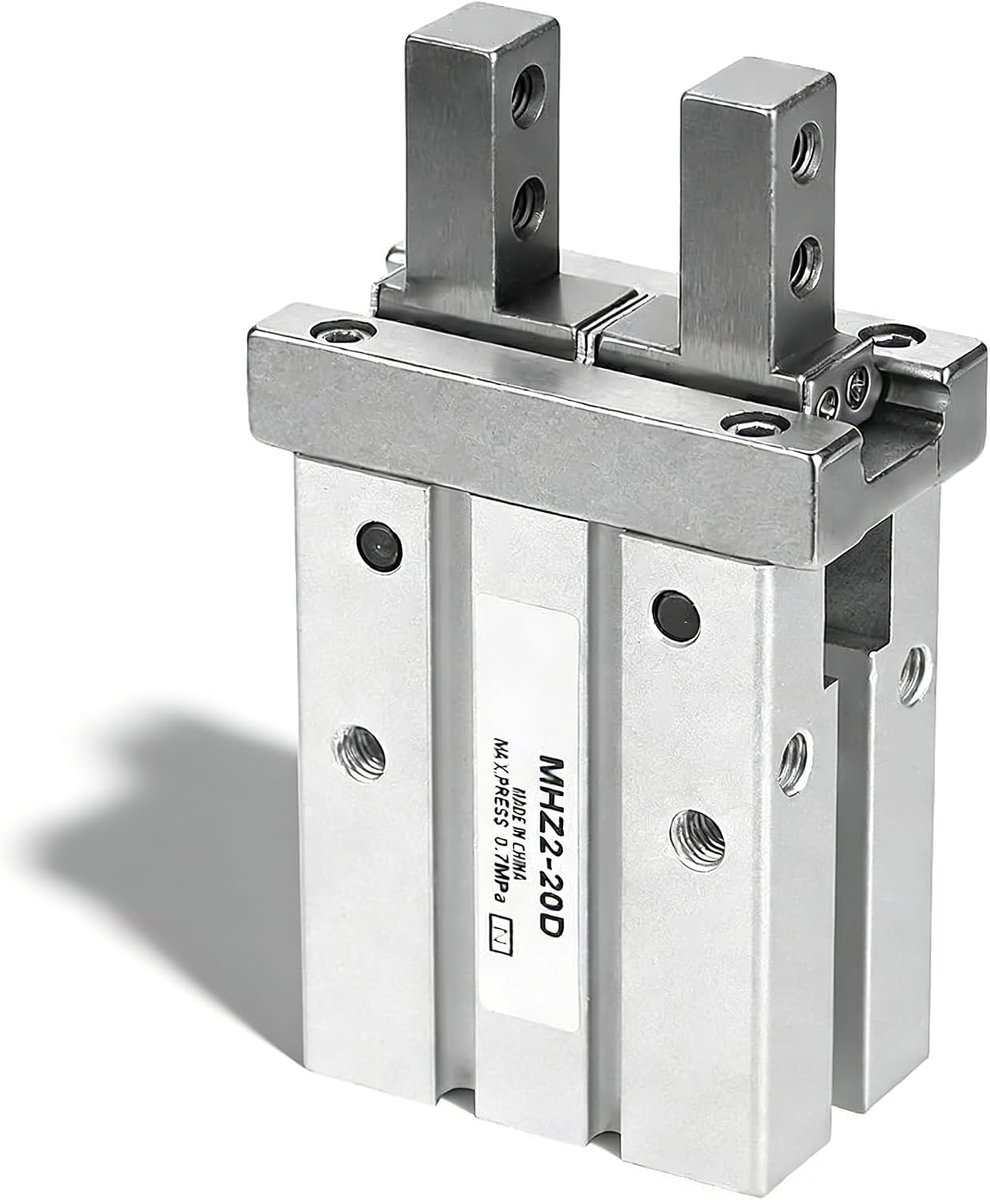 Pneumatische cilinder 20mm - parallelle stijl - hard geoxideerd - duurzaam en soepel in gebruik - ShopVlot