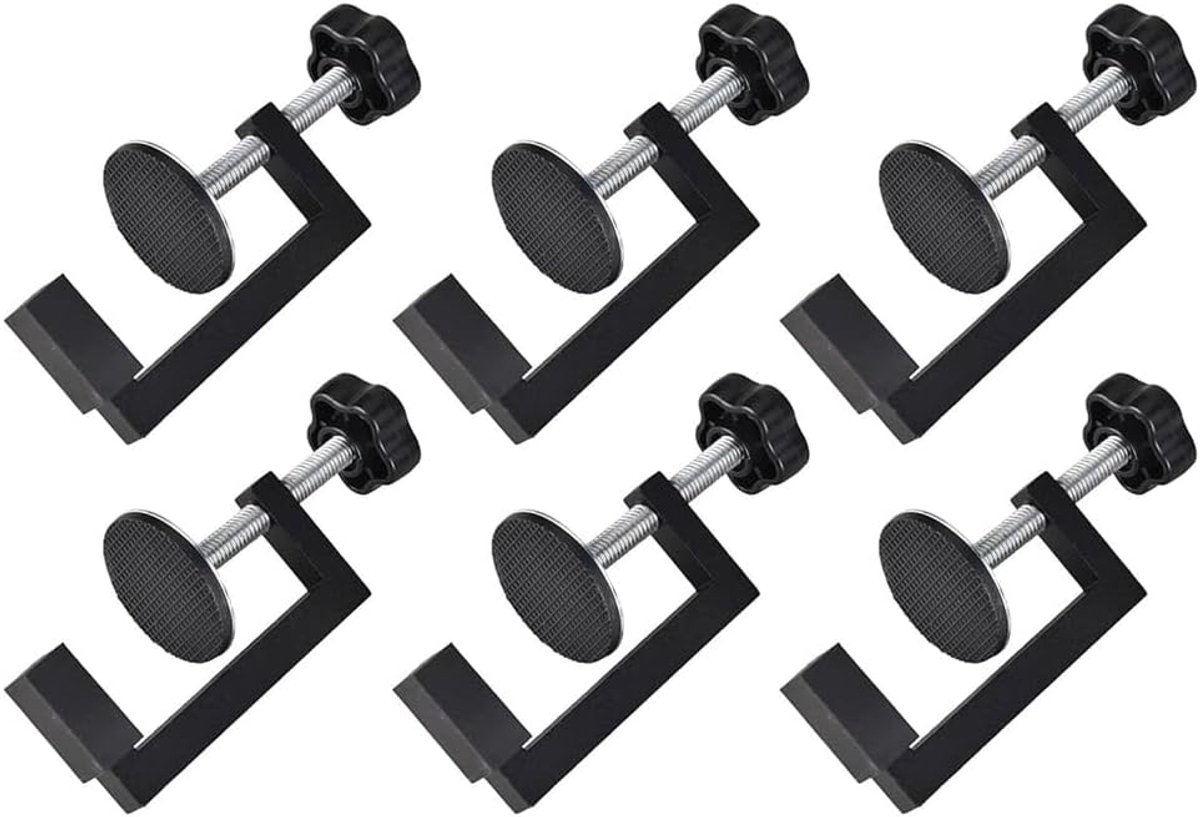 G-klemset 6 stuks - universele tafelklemmen - verstelbaar 10-57 mm - ideaal voor laswerkzaamheden - ShopVlot