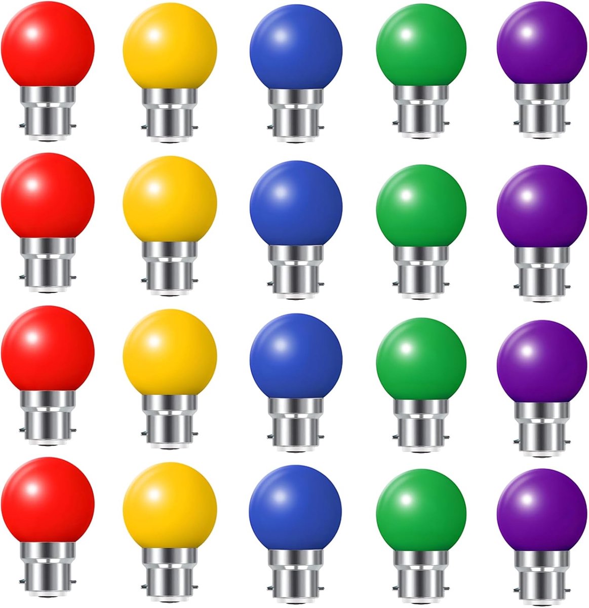 B22 lampen 2W - Feston golfbal - Shatterproof - Ideaal voor kerstverlichting - ShopVlot