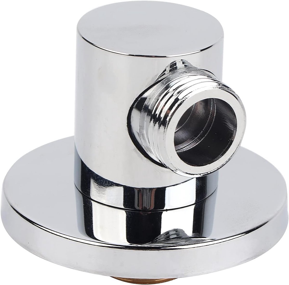 Haalverbinder G 1/2 - Chroom - Universele messing aansluiting - Voor handdouche - ShopVlot