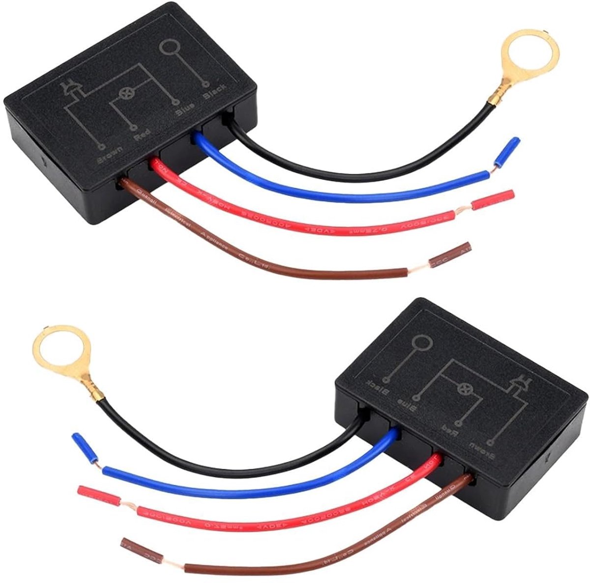 Touch dimmer module MTD-EH1503 - LED compatible - 20-100 watt voor conventionele lampen - Eenvoudige installatie - ShopVlot