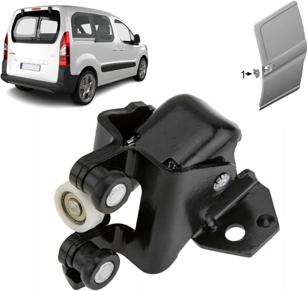 Right sliding door guide roller suitable for Citroen Berlingo I and II and Peugeot Partner I and II 9033Z1 9680486580 - ShopVlot