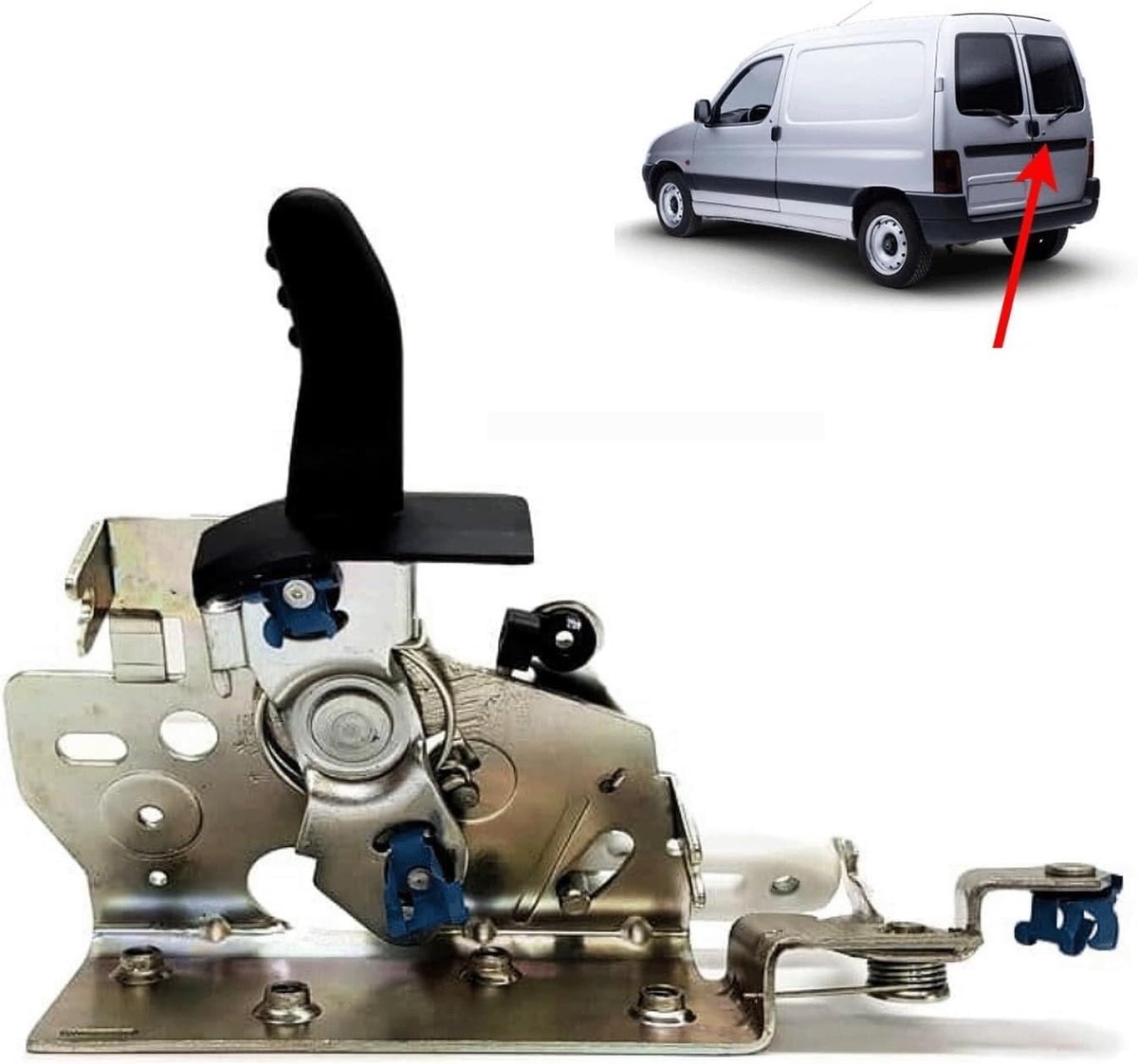 Autocraft Turntable door lock rear right for Berlingo 1 and Partner 1 (1996-2008) 8726F4 - ShopVlot