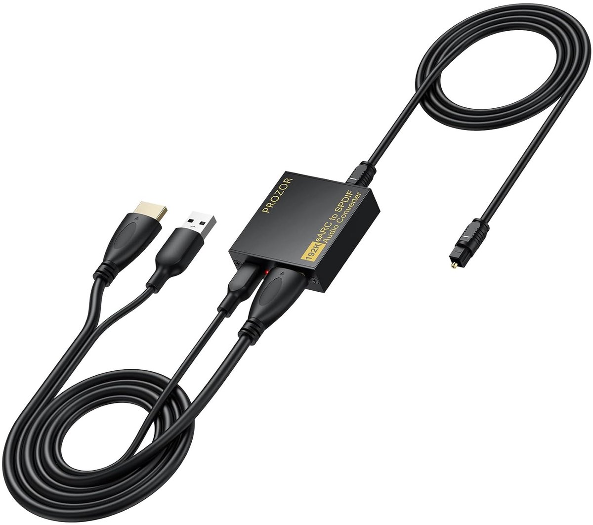 PROZOR eARC Audio Extractor HDMI eARC/ARC to Optical Audio Converter for Soundbars, HDTV, Wireless Headphones, Home - ShopVlot