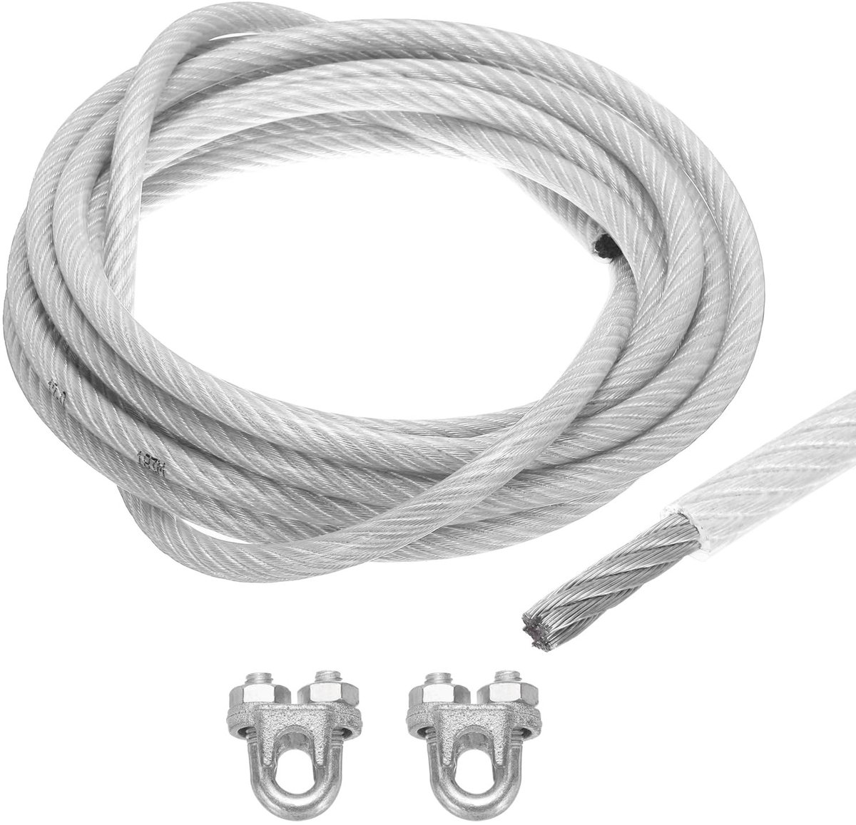Solidchoice - Galvaniseerde Stalen Kabel met PVC Coating, 6 m voor Diverse Toepassingen