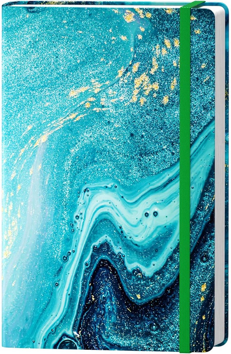 Lined Journal Notebook Hard Cover Medium 14.5 x 21.3 cm 160 Pages Thick Paper, Cute Aesthetic A5 College Lined - ShopVlot