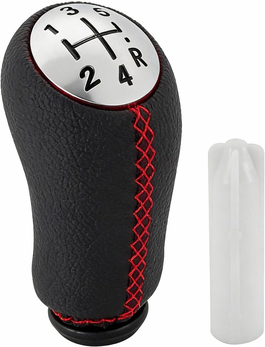 Gear Shift for Clio 3, Clio 4, Megane 2, Scenic 2, Laguna 2, Kangoo, Mode (Red Seam) - ShopVlot