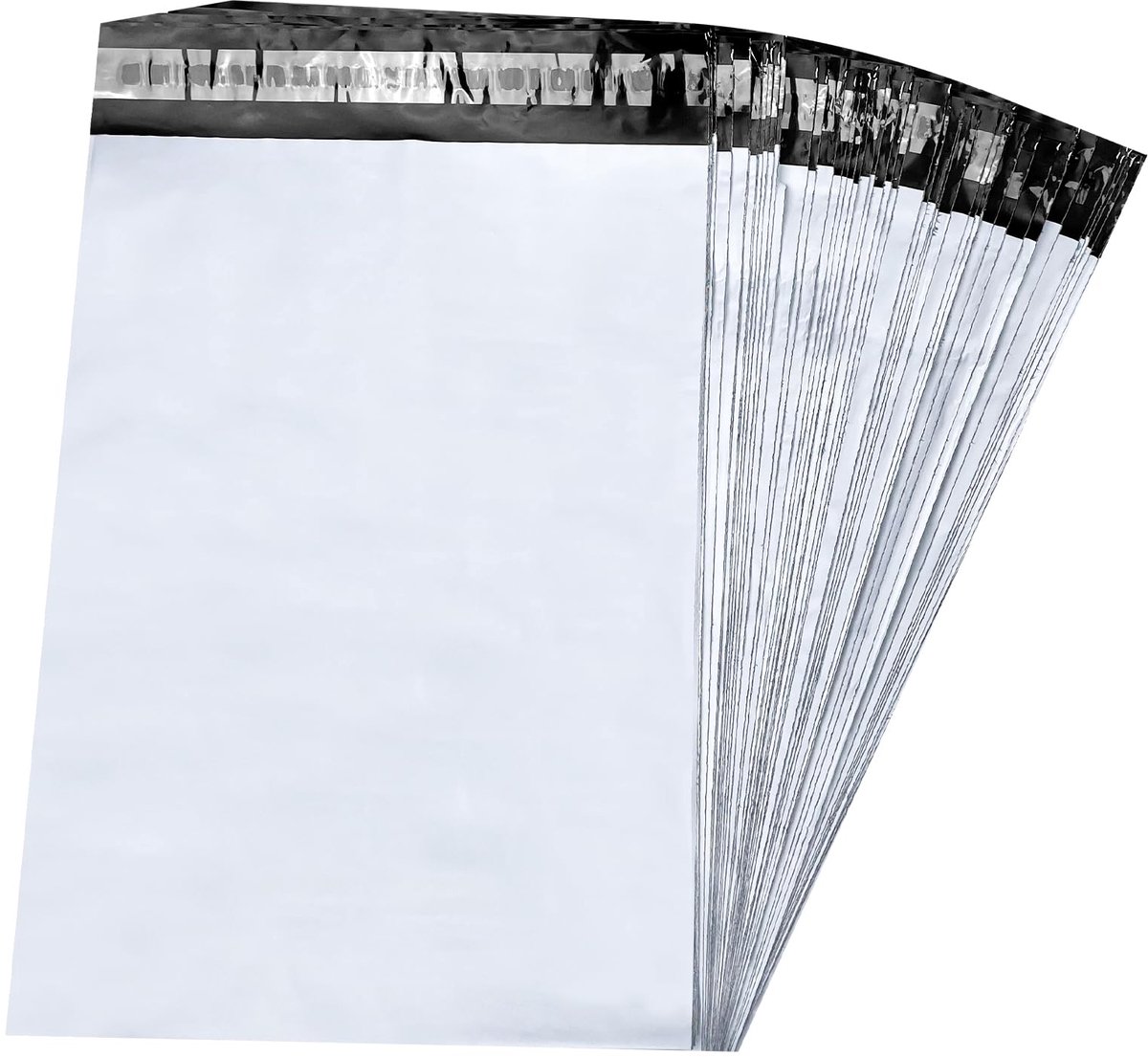 Magrimaxio 100 stuks verzendzakken, verzendzakken voor kleding, verzendtassen, verzendtassen, plastic - ShopVlot