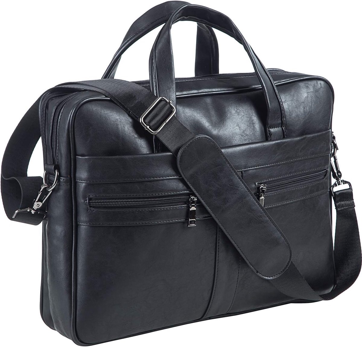 seyfocnia Leren tas voor heren, laptoptas, aktetas, zakelijke tas - ShopVlot