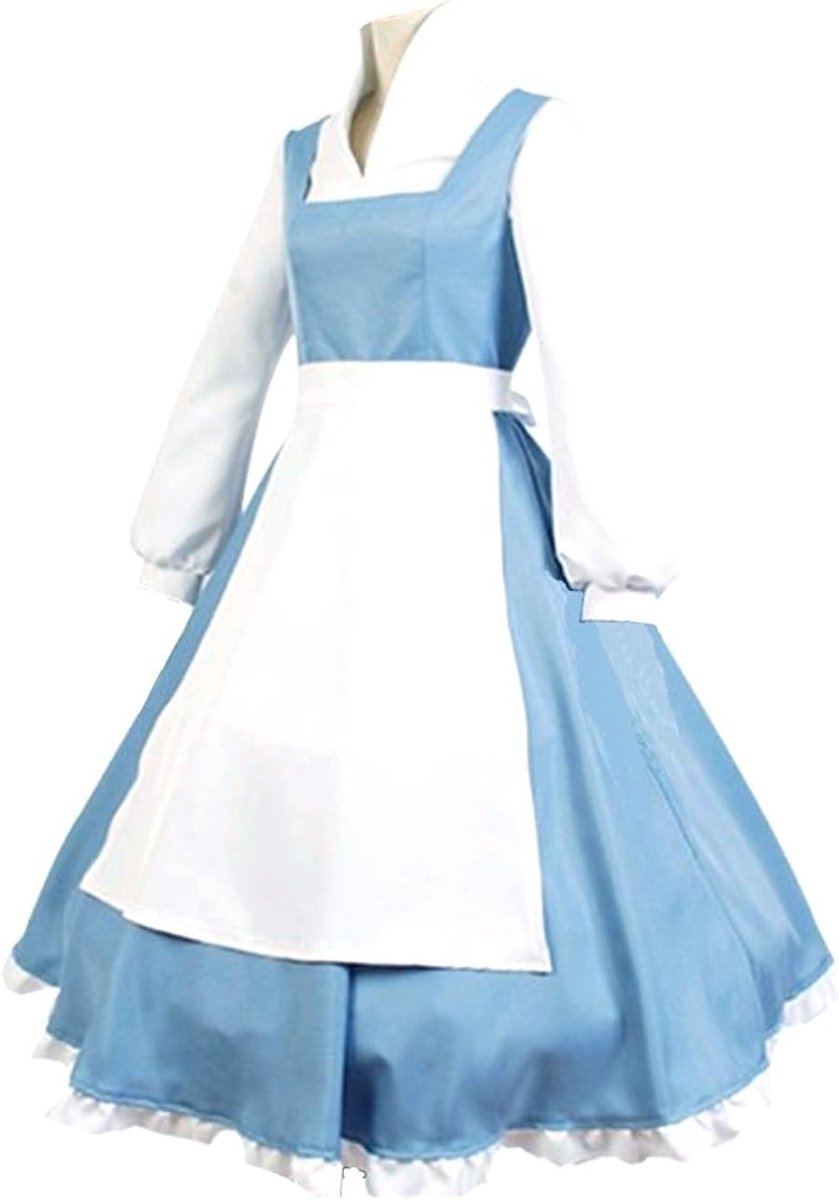 Gothden Women's Apron Girls Dress Cosplay Costume Halloween Cosplay Costumes - ShopVlot