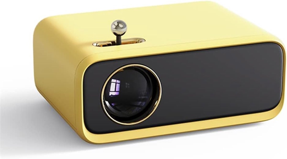 Projector Mini 108 0P LCD Clear Projection All Glass Lens LED Portable Media Player Home Theatre (Color : A, Size : - ShopVlot