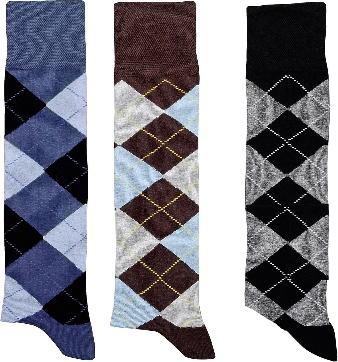 krautwear® Women Men Girls Kids Knee High Socks 3 Pairs of Riding Knee Stockings Riding Stockings Computer Knee - ShopVlot
