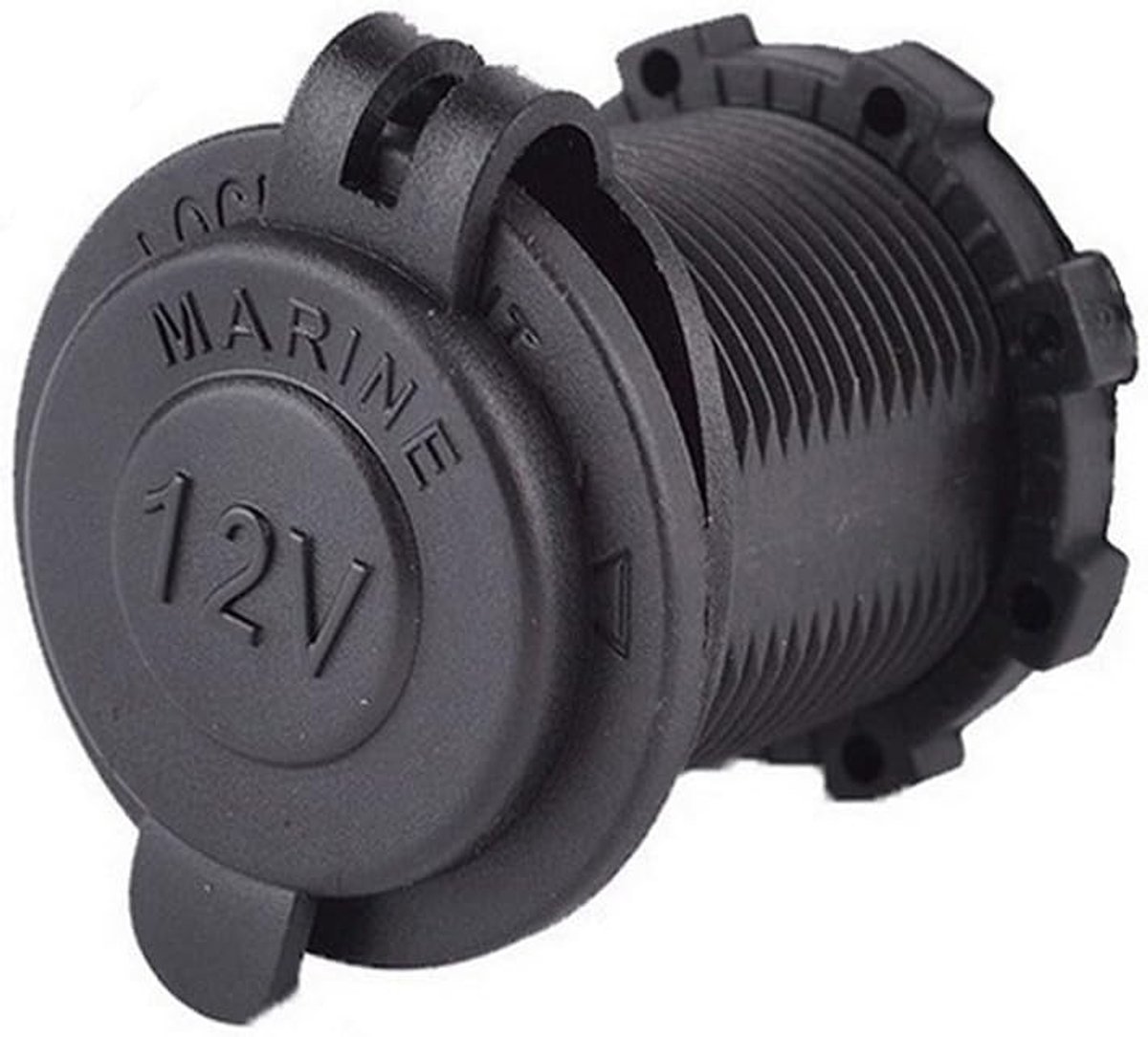 Cigarette aansteker socket 12V/24V - waterdicht - max. 10 A - ideaal voor motor en auto - ShopVlot