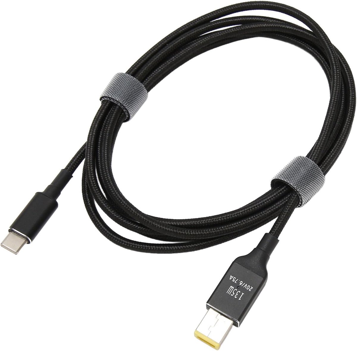 USB C Oplaadkabel 135W - Type C Naar Slim Tip - Snelladen en E-mark Chip - Geschikt Voor Legion Y7000P - ShopVlot